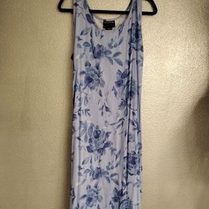 WOMENS FLOWERED MAXI SUN DRESS  Size 18W